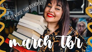 MARCH TBR  Magical Readathon Unhaul Project GSFF and more  2022 [upl. by Nirag625]