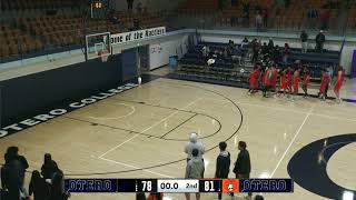 Mens Basketball Otero College vs Central Wyoming College [upl. by Pierson866]