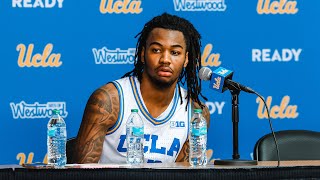 UCLA M Basketball Postgame  Players vs Idaho State Nov 20 2024 [upl. by Zennas630]