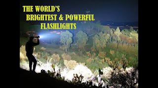 The Worlds Brightest and Most Powerful Flashlights 2023 tests nightshots Imalent MS18 MS12 [upl. by Southworth736]