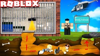 ROBLOX WIĘZIENIE  WIELKA UCIECZKA Roblox Jailbreak Obby  Vito i Bella [upl. by Fonsie]