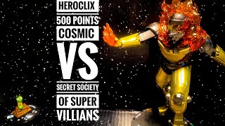 Heroclix Cosmic Vs Secret Society of Super Villains [upl. by Reffinej]