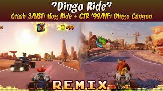 ♦ Hog Ride  Dingo Canyon CB3 WarpedCrash Team Racing MASHUP — Dingo Ride [upl. by Arotak]