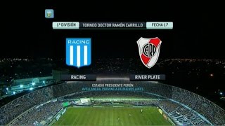 Fútbol en vivo Racing  River Fecha 17 Torneo Primera División 2014 FPT [upl. by Ahsilem156]