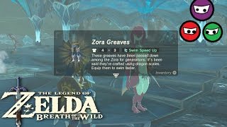 Zelda Breath of the Wild  Zoras Greaves Location  Lynel Safari Quest [upl. by Rozina]