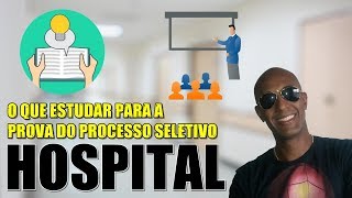 CONTEÚDOS MAIS COBRADOS EM PROVAS DE PROCESSO SELETIVO EM HOSPITAIS [upl. by Yrannav725]