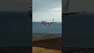 SMARTLYNX A320232 LANDING at Madeira Airport [upl. by Denice]