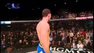 UFC 168 Weidman v Silva 2 LEG BRAKE [upl. by Annayhs175]