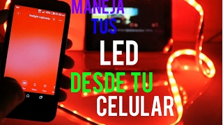 CONTROLA TUS TIRAS LED DESDE TU CELULAR  GEARBESTCOM [upl. by Yma240]