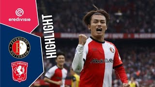 Feyenoord vs fc TwenteEredivisie 20242025 match highlight [upl. by Noivaz276]