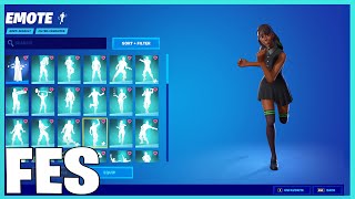 Fortnite Isabelle Skin With all my Fortnite Dances amp Emotes [upl. by Newra]