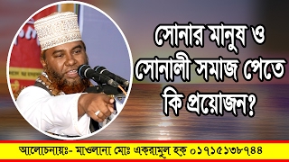 সময়ের সেরা ওয়াজ সোনালি সমাজ পেতে করনীয় Bangla Waz Mahfil Mawlana Akramul Haque [upl. by Margery]