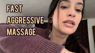 ASMR Fast amp Aggressive Massage Shoulders Arms Neck [upl. by Otreblif]