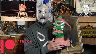 El Hijo del Santo vs Cuchillo Máscara vs Máscara a través de Patreon [upl. by Imeaj941]