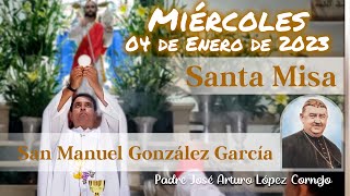 ✅ MISA DE HOY miércoles 04 de Enero 2023  Padre Arturo Cornejo [upl. by Eatnhoj373]