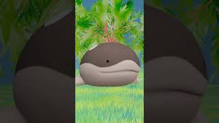 Chipi Chapa Clodsire BLENDERPokémon shorts pokemon animation chipichipichapachapa [upl. by Auvil]