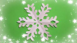 🎄🎄 TUTORIAL FIOCCHI DI NEVE DI CARTA 🎄🎄 COME FARE UN FIOCCO DI NEVE CON LA CARTA IN 3 MINUTI [upl. by Ynney]