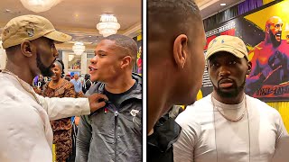 BREAKING Terence Crawford ALMOST FOUGHT Devin Haney LIVE [upl. by Yelhs]