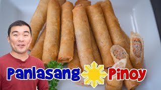 Panlasang Pinoy Lumpia Recipe Remake  Makeover of Oldest Lumpia Video [upl. by Lyrehs933]