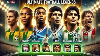 quotCristiano Ronaldo vs Pelé vs Maradona vs Ronaldo Nazário Who’s the Ultimate GOATquot [upl. by Tollmann]