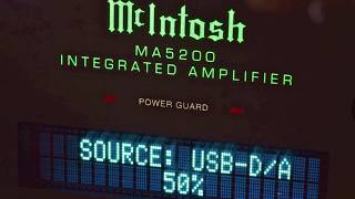 Stereo Design McIntosh MA5200 Integrated Amplifier in HD [upl. by Calhoun]