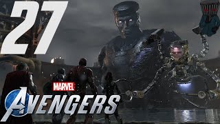 Marvels Avengers Walkthrough P27 Batting MODOKs Trump Card [upl. by Lartnom]