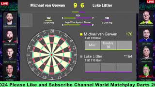 World Matchplay Darts 2024  Darts Live Stream  Darts Results Today [upl. by Riatsala]