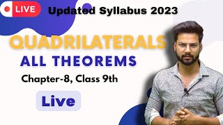 All Theorems of Quadrilaterals  Chapter 8  Class 9th  Maths Ncert [upl. by Babs779]