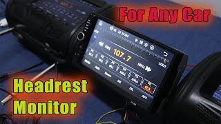 How to Connect Dual Headrest Monitors to Your Car MP5 Player or Android Stereo Easy Setup Guide [upl. by Walburga]