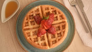 ¿Cómo hacer WAFFLES ¡Receta PASO a PASO [upl. by Duer942]