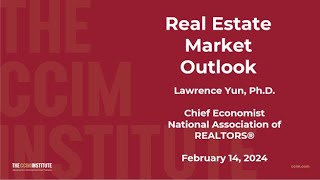 2024 Market Outlook for Commercial Real Estate [upl. by Nilahs751]