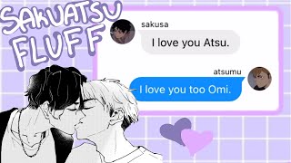 make you blush  sakuatsu oneshot  haikyuu texts [upl. by Anrak163]