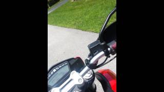 Ducati Hypermotard 821 2013 throttle issue [upl. by Nilrac181]