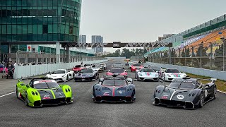 I Went to Chinas Craziest Hypercar Track Day Pagani Huayra R Laferrari LFA P1 Chiron 918 Etc [upl. by Jacey]