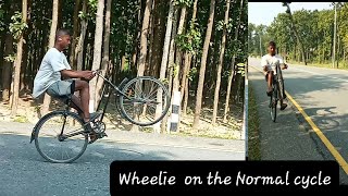 Wheelie On The Non gear cycle youtube video [upl. by Chelsy]