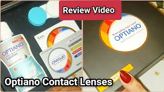 Optiano Contact Lenses  Optiano Color lenses  Price  Review  Usage  Results [upl. by Cilo]