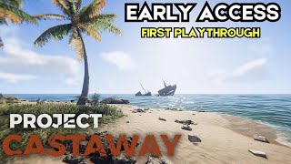 New Survival Game PROJECT CASTAWAY  STRANDED on a Deserted Island [upl. by Errol]