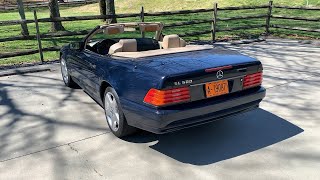 Manually Lower or Raise a R129 Mercedes SL Soft Top  Hardtop [upl. by Hsot]