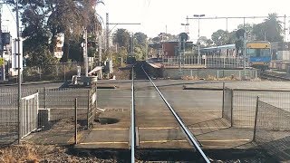 Drivers View Craigieburn Line amp Essendon Crossing Removal  Melbourne [upl. by Kcirdla]