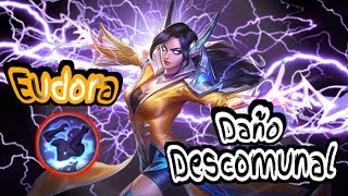 UN MAGO CON DAÑO EXPLOSIVO  EUDORA MOBILE LEGENDS  BEST BURST DAMAGE MAGE [upl. by Mackie]