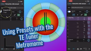 Tonal Energy app Metronome Presets  TMEA all state violin 2022  2023 excerpt 1 TE Tuner metronome [upl. by Dalt]