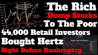 Hertz Files For Bankruptcy Right After 44000 Retail Investors Bought The Dip The Rich Dump Stocks [upl. by Ahsiad]