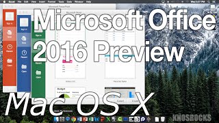 How To Download amp Install Microsoft Office 2016 Preview Mac OS X WordExcelPower Point [upl. by Eliades]