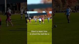 How to Shoot a Soccer Ball with POWER amp Lock your ankle [upl. by Ithaman]