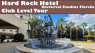 Hard Rock Hotel  Club Level Tour  Universal Studios Florida 🧚 Pixie Dust Adventures [upl. by Phelps]