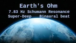 Earths Ohm 783 Hz Deep Theta Binaural Beat  Schumann Resonance for 12 Hours [upl. by Korns]