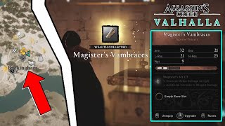 quotMagisters Vambracesquot Superior Bracers Location Guide  Assassins Creed Valhalla [upl. by Analle285]