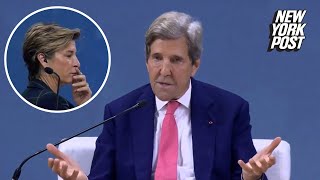 Loud fart sound erupts during John Kerry’s speech at climate panel [upl. by Lewis]