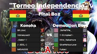 Konoha vs Demolition Boys  Final Bo2 Independence Tournament 2020  Dota RGC [upl. by Aleit]