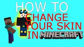 How To change your skin in Minecraft 1144 [upl. by Erasaec673]